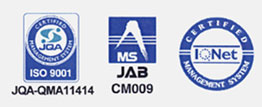 ISO9001 JQA-QMA11414 JAB CM009 IQNet